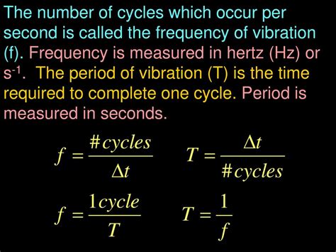 The Number Of Cycles In One Second Is Called