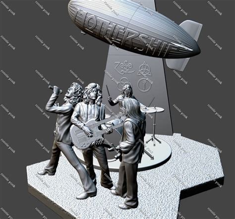The Object Led Zeppelin Printable 3D Model