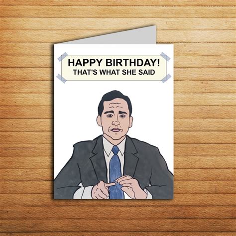 the office birthday cards