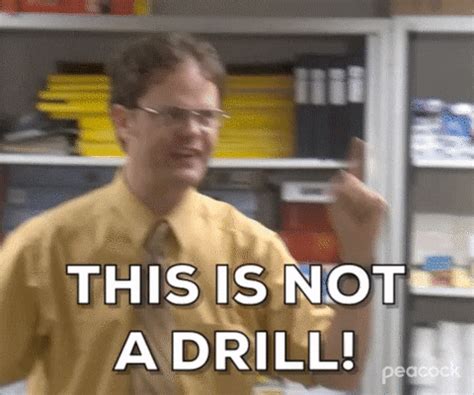 the office gif fire