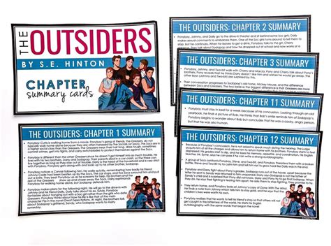 The Outsiders Book Chapter Summary