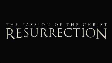 the passion of the christ resurrection dvd