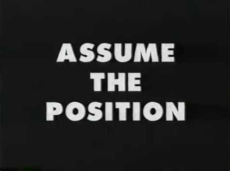 the position assume
