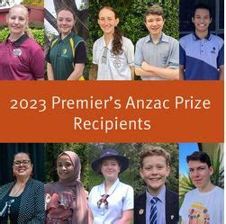 the premier's anzac prize