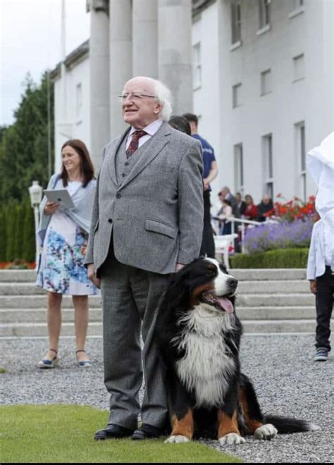 the president of ireland and his dog