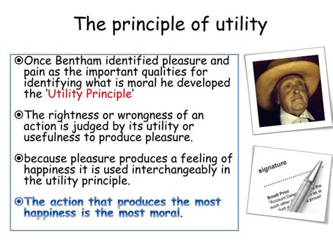 the principle of utility