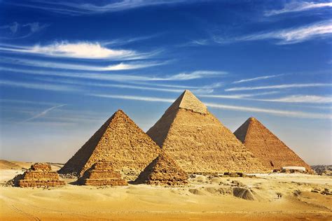 the pyramids of giza from cairo