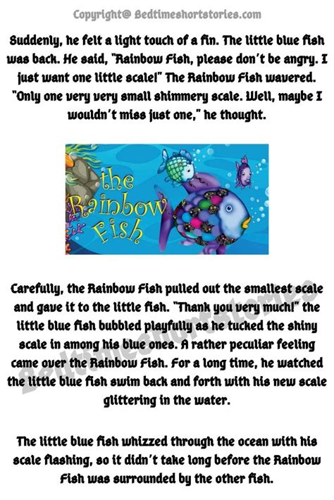 the rainbow fish moral of the story