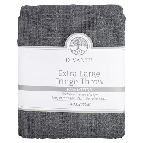The Range Extra Large Fringe Throw