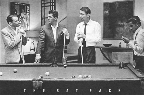 the rat pack playing pool