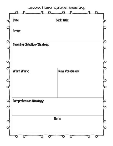 The Reading Lesson Printable