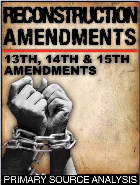 the reconstruction amendments 13 14 15