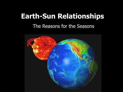the relationship of the earth