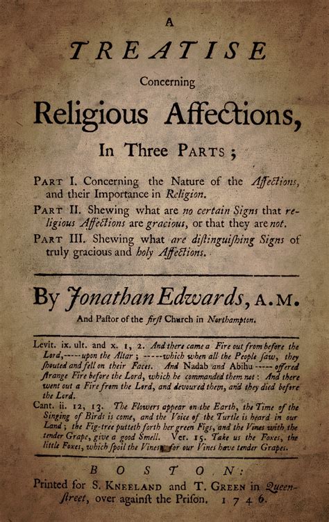 the religious affections