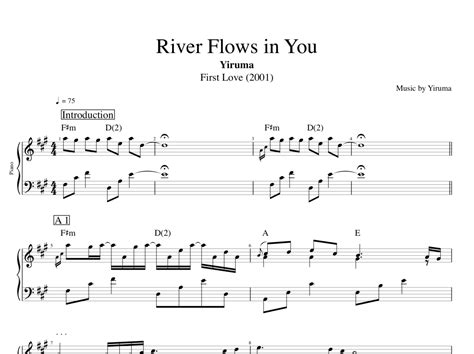 the river flows in your guitar tabs