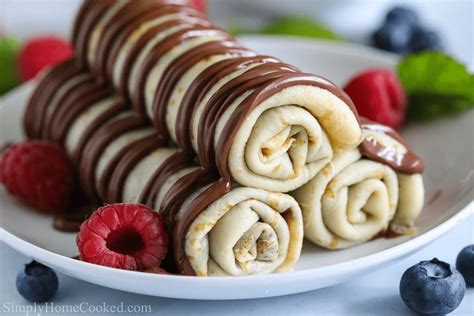 Strawberry Crepe Roll Recipe Sumopocky Handcrafted Bakes
