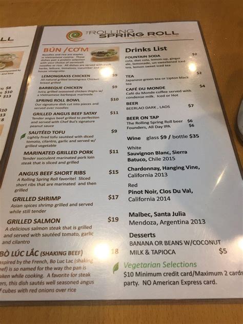The Rolling Spring Roll Farmingdale 189 Main Street Pho Do Bien