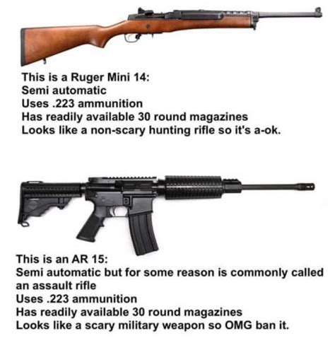 The Ruger Mini 14 Vs Ar 15 Are Not