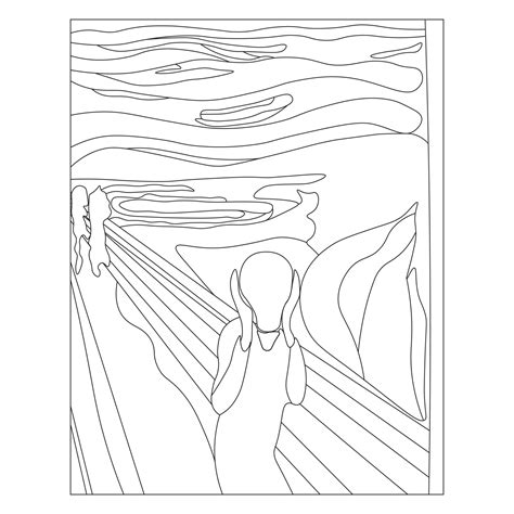 The Scream Printable