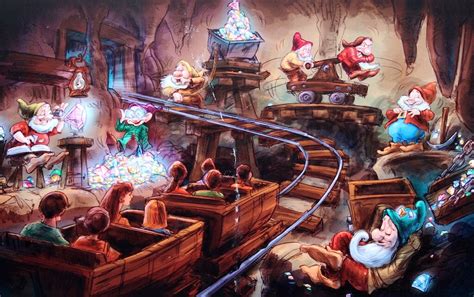 the seven dwarfs mine train