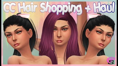 the sims 4 cc hair shopping