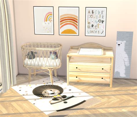 The Sims 4 Changing Table Cc