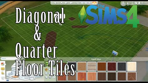 the sims 4 how to add floor