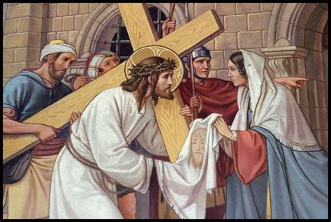 the sixth station of the cross