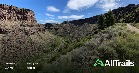 the slide trail upper trailhead