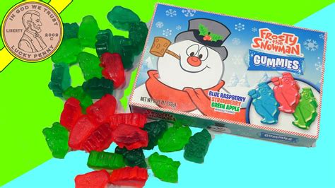 the snowman fruit snacks candy gummy