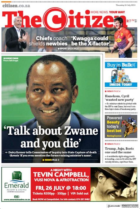 the south african newspaper online