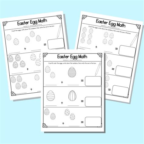The Square Egg Math Worksheet Answers And Work