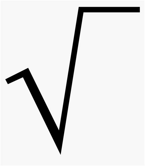 the square root sign