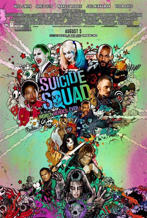 the suicide squad affiche