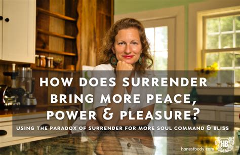 The Surrender to Pleasure