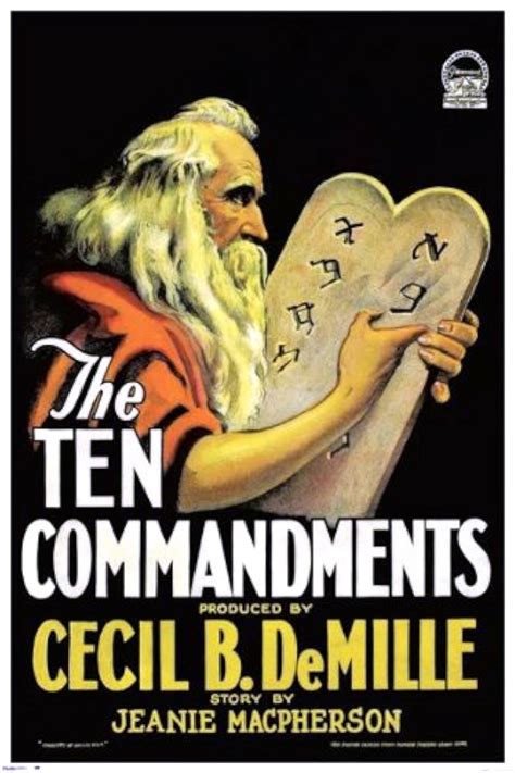 the ten commandments 1923 cast