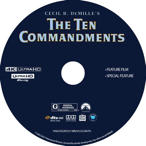 the ten commandments 4k download