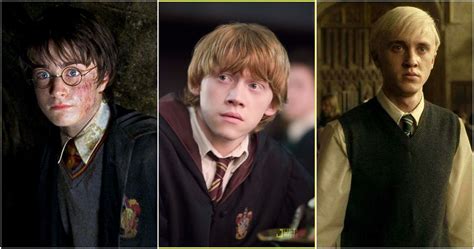 the three main characters in harry potter