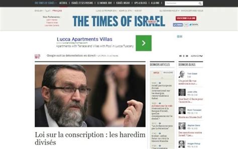 the times of israel en france