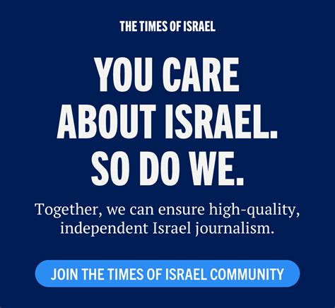 the times of israel newspaper