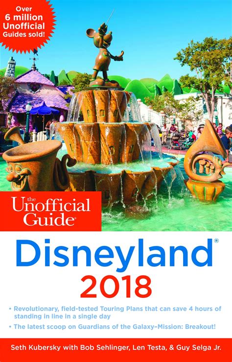 the unofficial guide to disneyland 2018