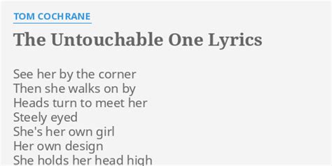 the untouchable one lyrics