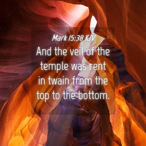 the veil of the temple was rent kjv