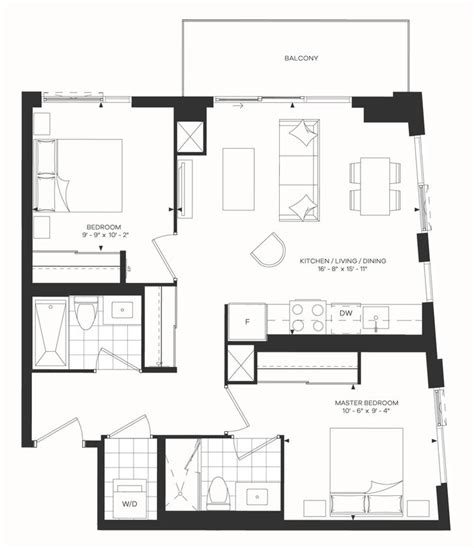 the vertice apartent floor plan