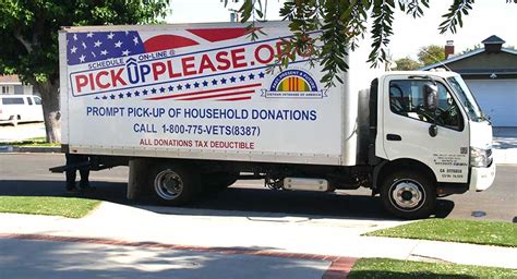 the veterans pick up donations