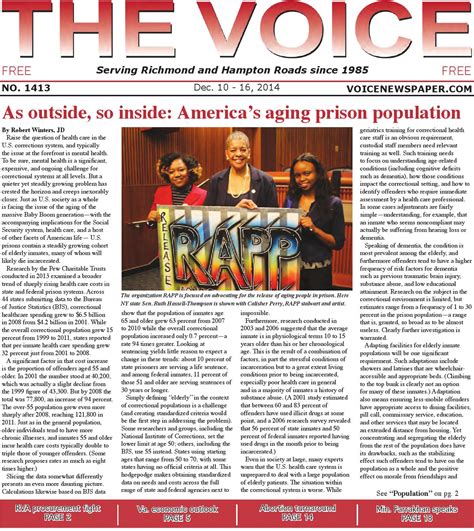 the voice newspaper va