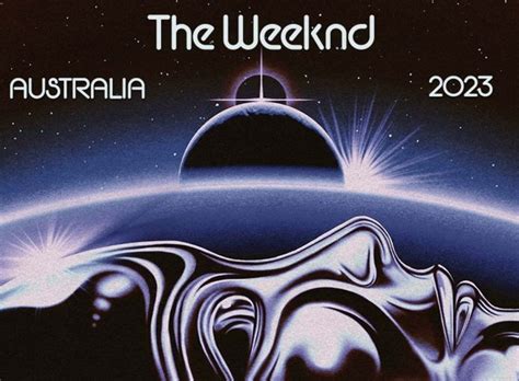 the weekend australia dates