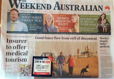 the weekend australian newspaper archives