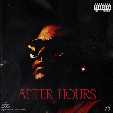 the weeknd after hours album cover