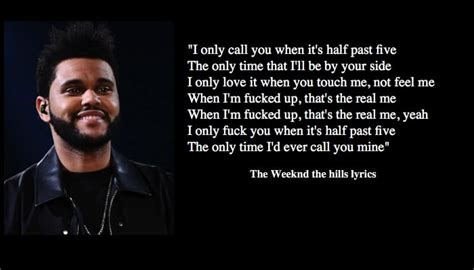the weeknd best song lyrics meaning